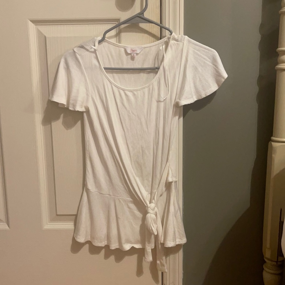 candies white blouse